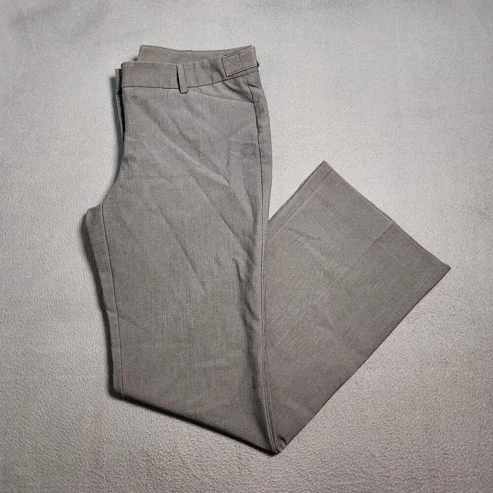Joe B Dress Pants Women 9 Dark Gray Mid Rise Lightweight Bootcut